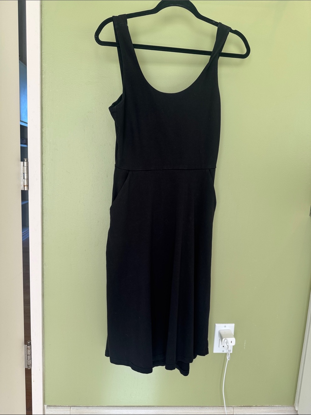 Pact tie back pocketed dress